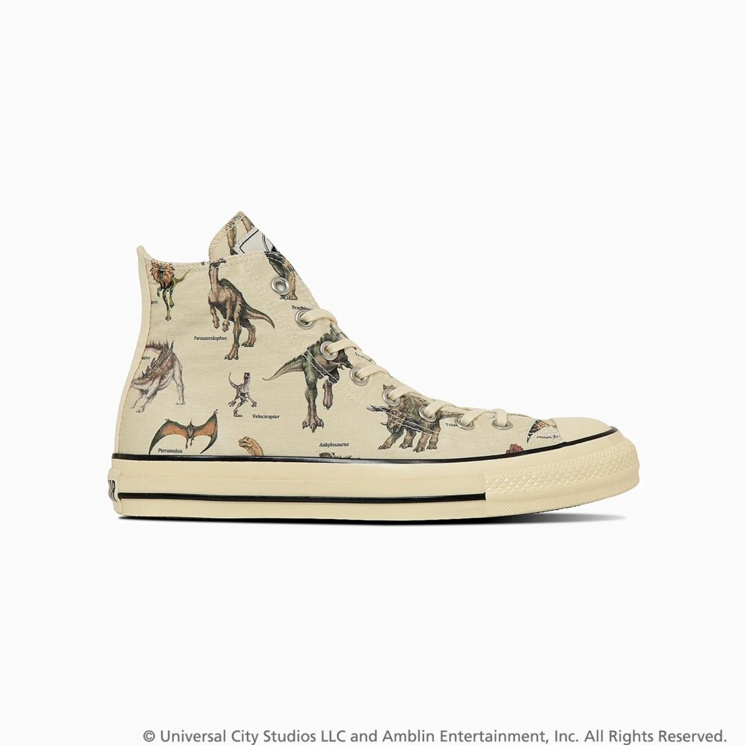 【2025年 8/8 発売】JURASSIC PARK × CONVERSE ALL STAR AGED OX/HI (ジュラシック・パーク コンバース オールスター エイジド)
