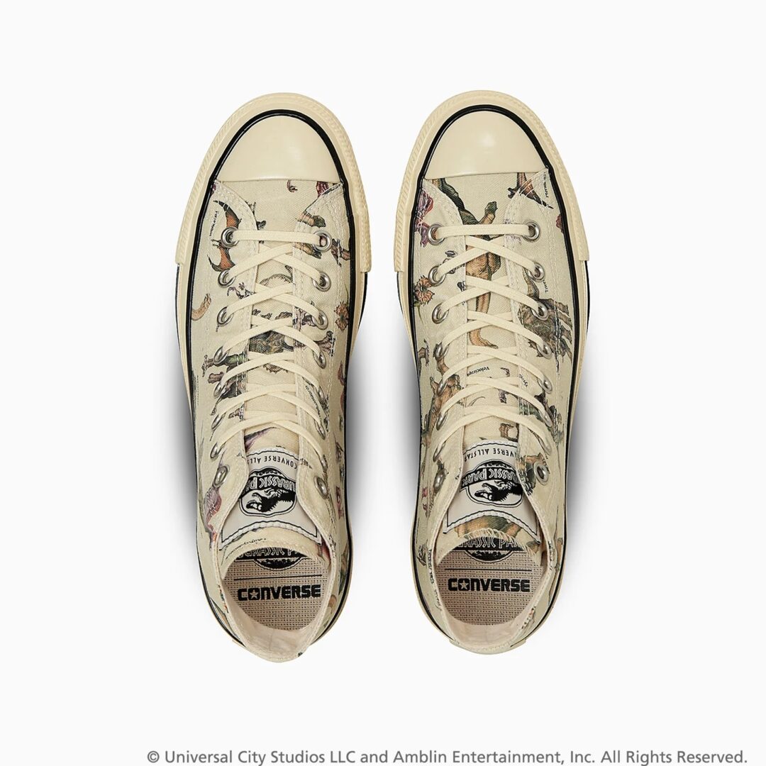 【2025年 8/8 発売】JURASSIC PARK × CONVERSE ALL STAR AGED OX/HI (ジュラシック・パーク コンバース オールスター エイジド)