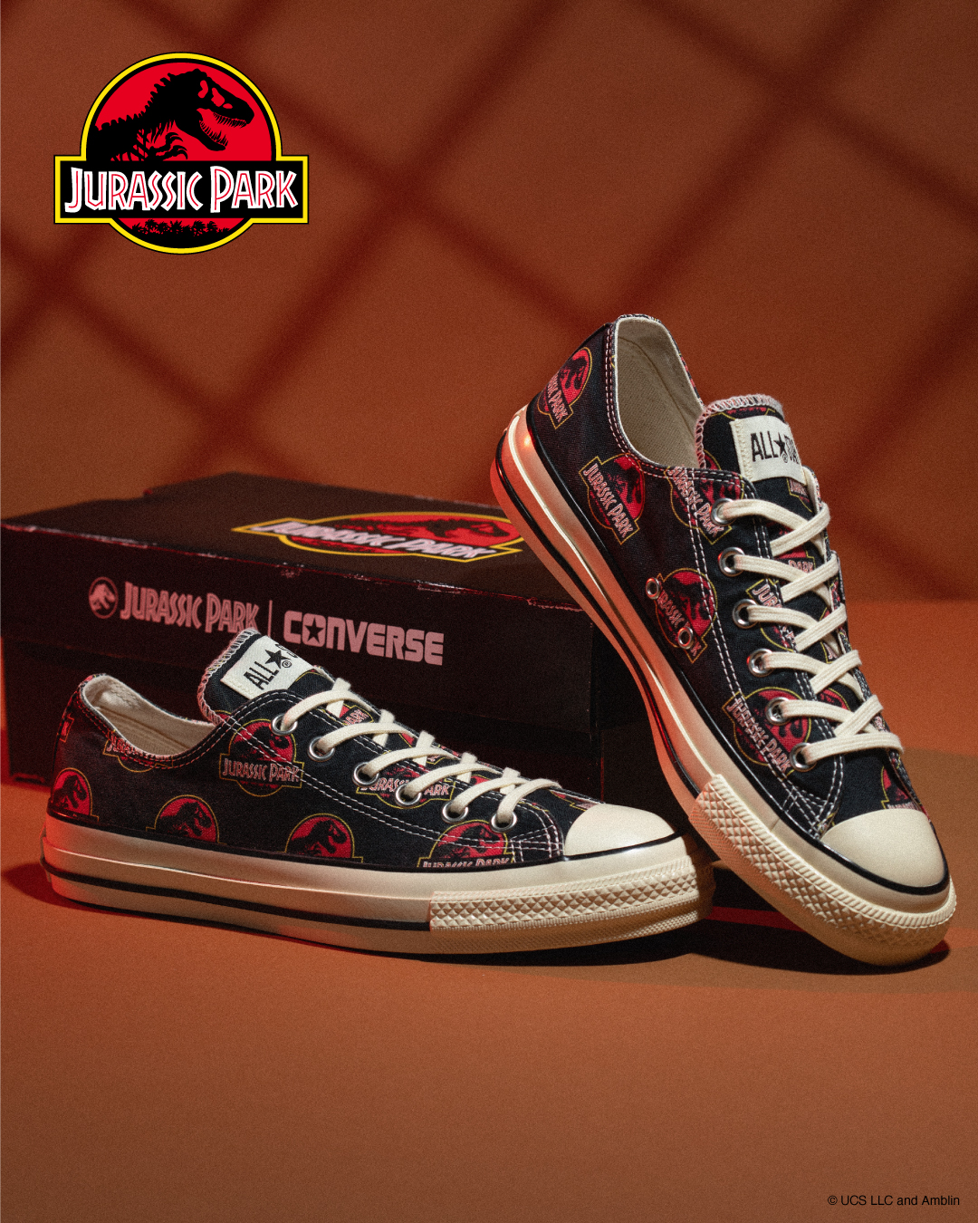 【2025年 8/8 発売】JURASSIC PARK × CONVERSE ALL STAR AGED OX/HI (ジュラシック・パーク コンバース オールスター エイジド)