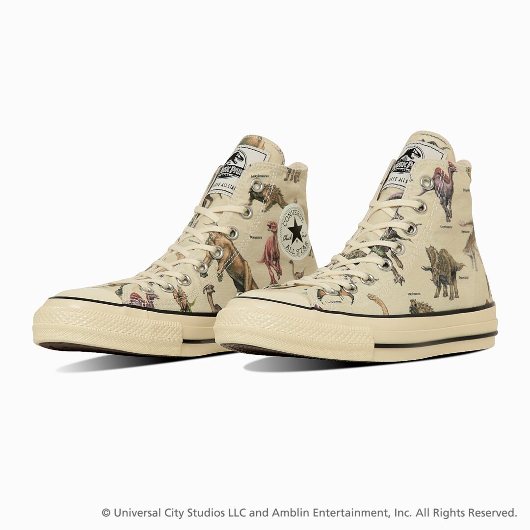 【2025年 8/8 発売】JURASSIC PARK × CONVERSE ALL STAR AGED OX/HI (ジュラシック・パーク コンバース オールスター エイジド)