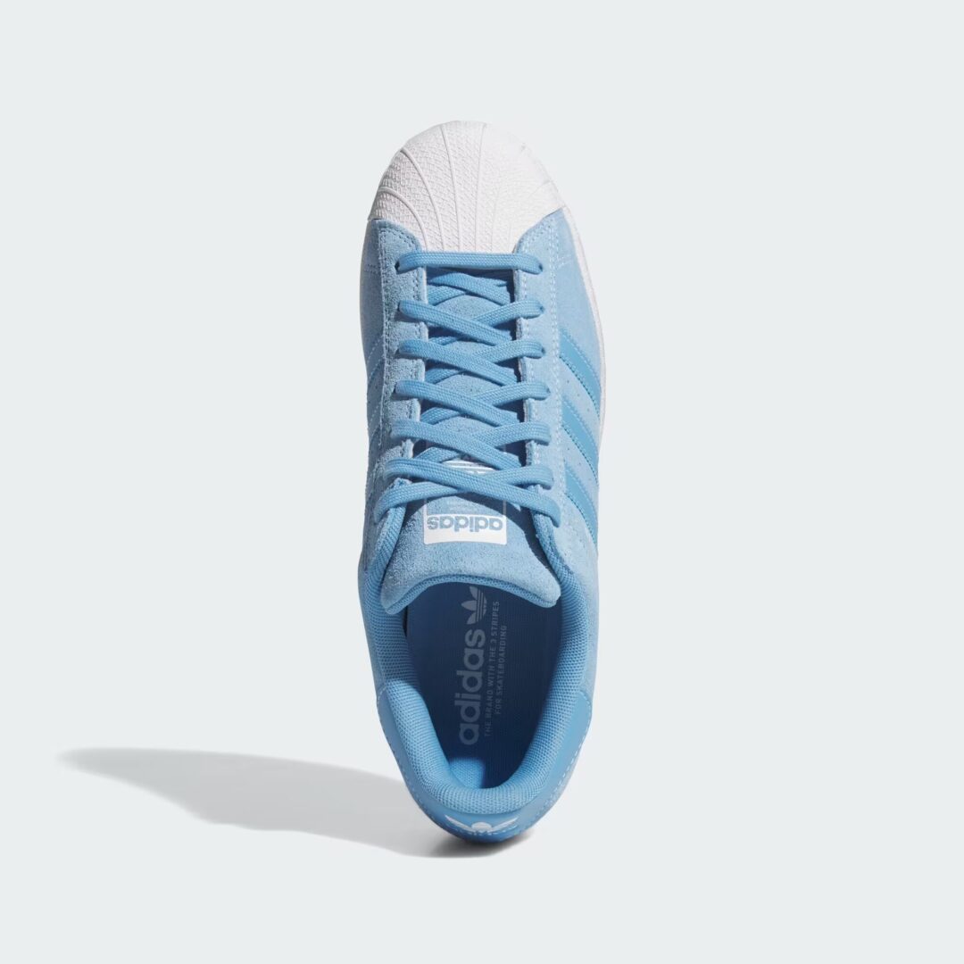 【2025年 7/17 発売】adidas Originals SUPERSTAR ADV “Light Blue/Cloud White” (アディダス オリジナルス スーパースター “ライトブルー/ホワイト”) [JQ1102]