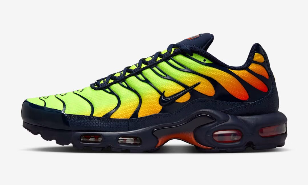 【2025年 8/7 発売】NIKE AIR MAX PLUS “Gradient/Lemon Venom/Hyper Crimson” (ナイキ エア マックス プラス “グラデーション/レモンベノム/ハイパークリムゾン”) [DM0032-701]