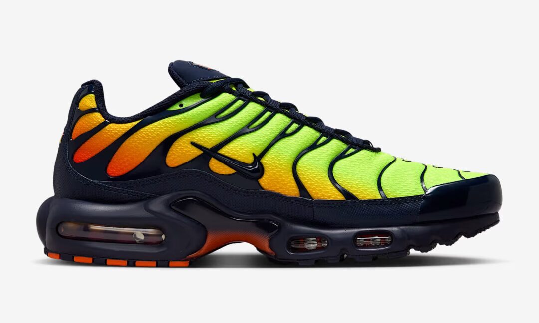 【2025年 8/7 発売】NIKE AIR MAX PLUS “Gradient/Lemon Venom/Hyper Crimson” (ナイキ エア マックス プラス “グラデーション/レモンベノム/ハイパークリムゾン”) [DM0032-701]