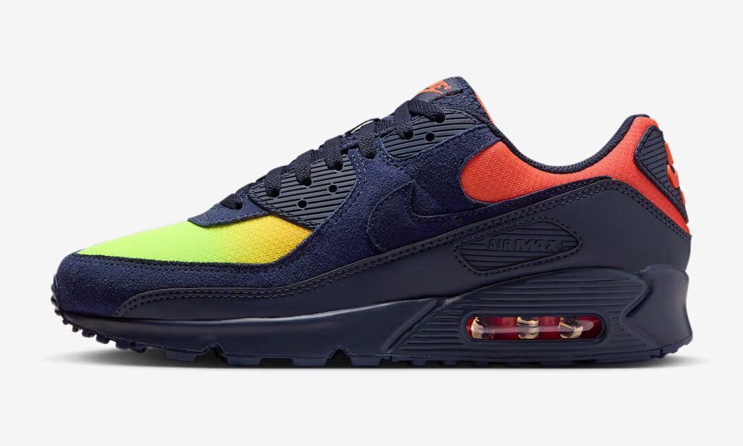 【2025年 8/7 発売】NIKE AIR MAX 90 “Gradient/Lemon Venom/Hyper Crimson” (ナイキ エア マックス 90 “グラデーション/レモンベノム/ハイパークリムゾン”) [DM0029-700]
