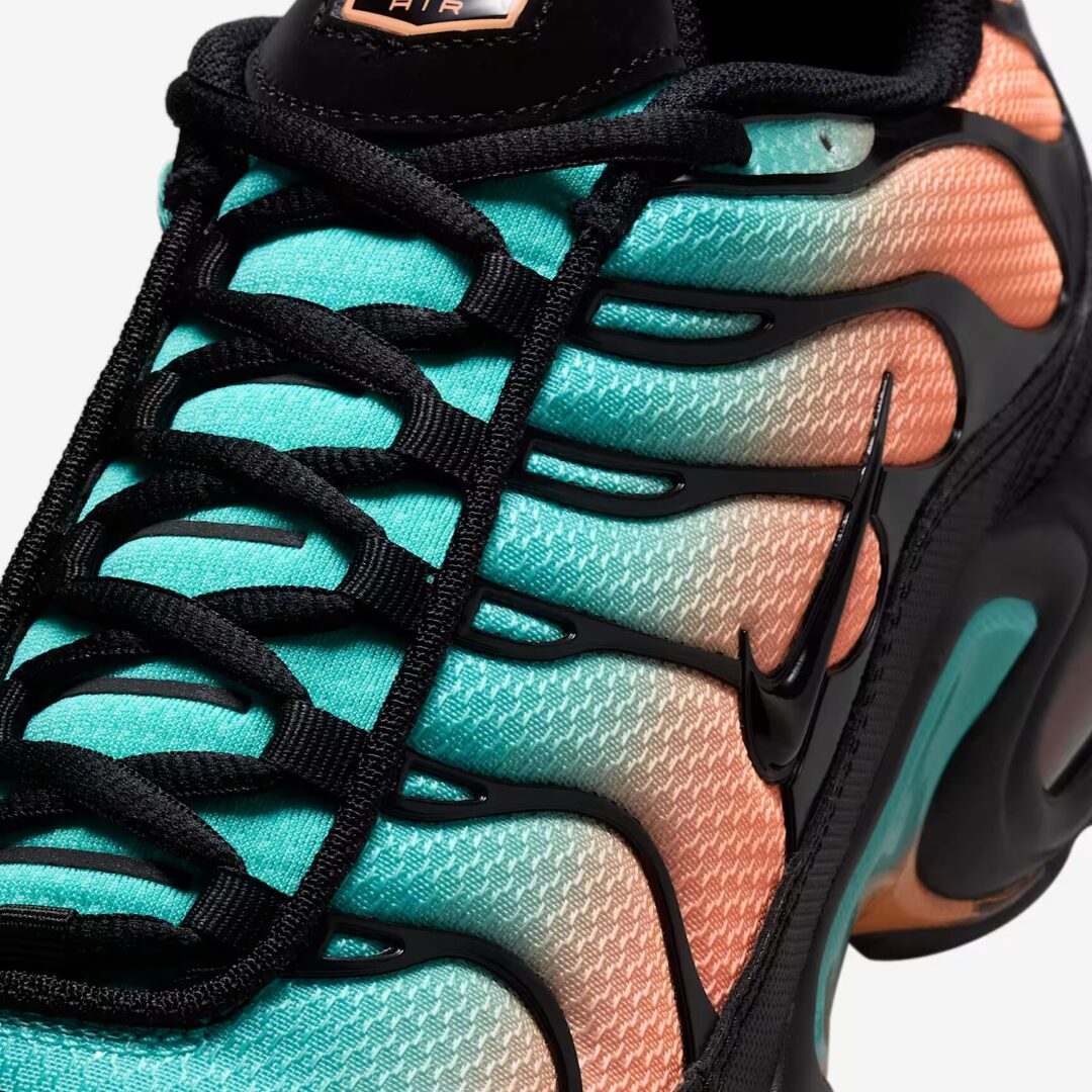 【2025年 7/28 発売】NIKE AIR MAX PLUS “Black/Aurora Green/Orange Pulse” (ナイキ エア マックス プラス “ブラック/オーロラグリーン/オレンジパルス”) [DM0032-022]