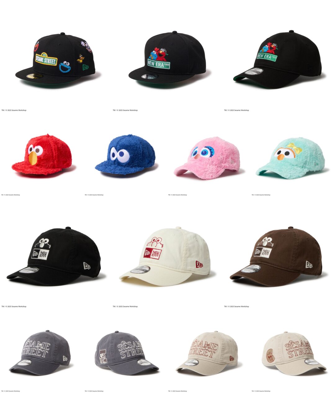 セサミストリート × New Era 新作コラボレーションがが2025年 8/7 発売 (SESAME STREET ニューエラ)