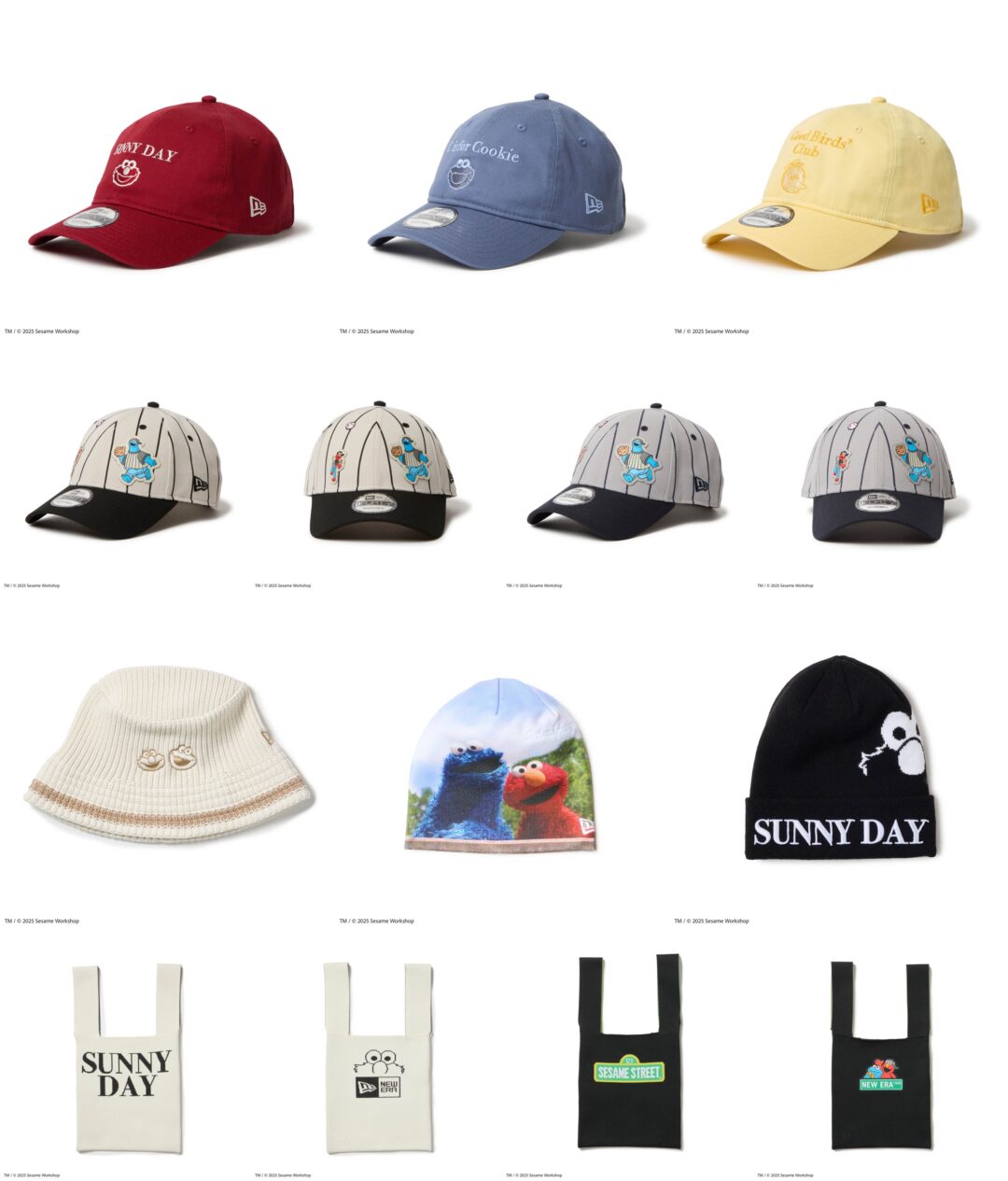 セサミストリート × New Era 新作コラボレーションがが2025年 8/7 発売 (SESAME STREET ニューエラ)