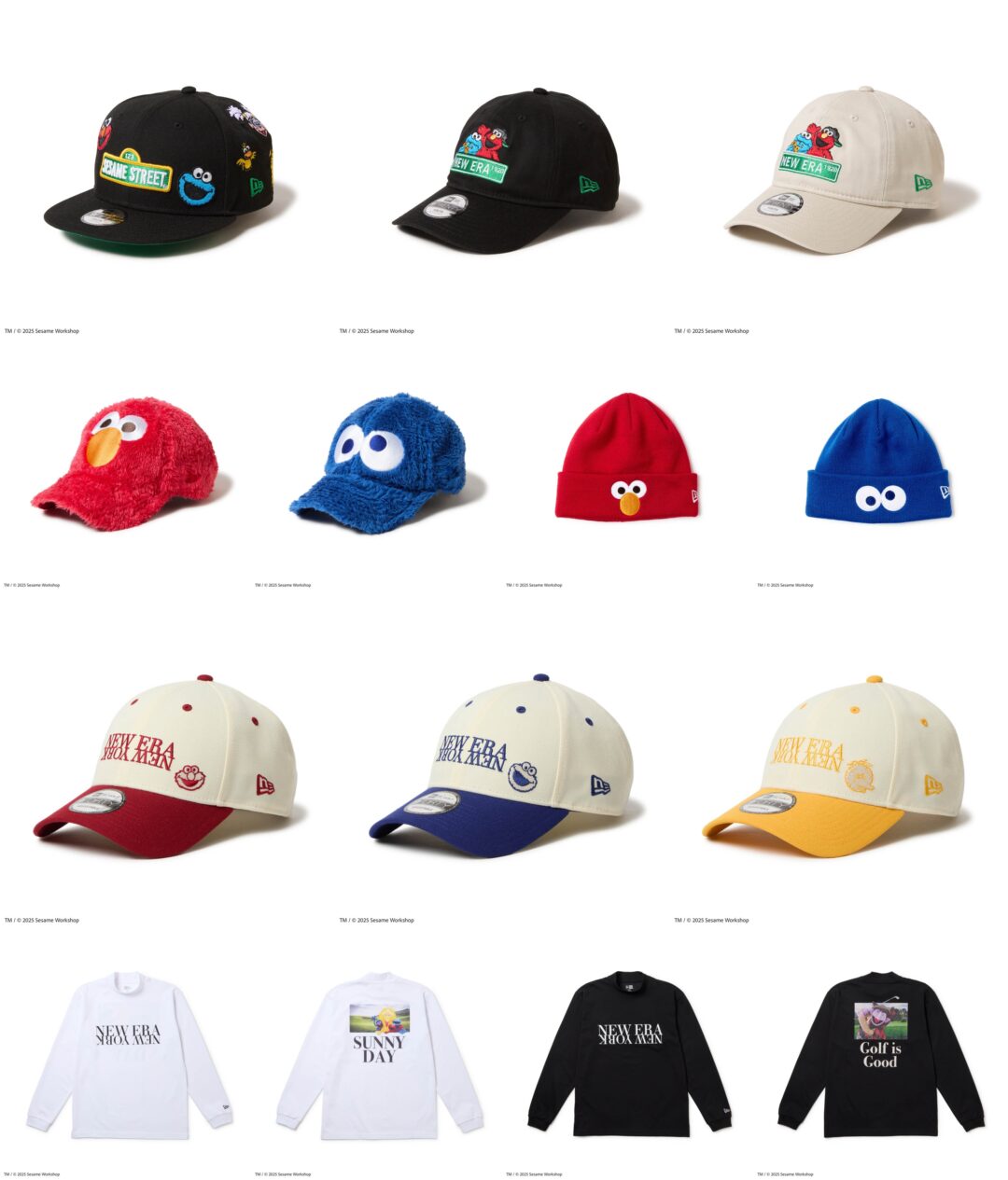 セサミストリート × New Era 新作コラボレーションがが2025年 8/7 発売 (SESAME STREET ニューエラ)