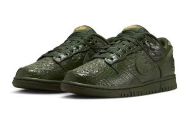 【2025年 秋 発売予定】NIKE W DUNK LOW SS “Crocodile/Carbon Green” (ナイキ ダンク ロー "クロコダイル/カーボングリーン") [HV4388-300]