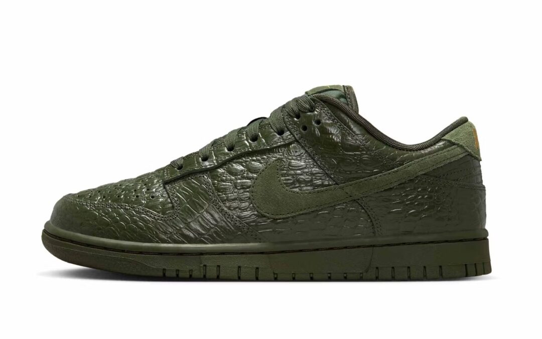 【2025年 秋 発売予定】NIKE W DUNK LOW SS “Crocodile/Carbon Green” (ナイキ ダンク ロー “クロコダイル/カーボングリーン”) [HV4388-300]