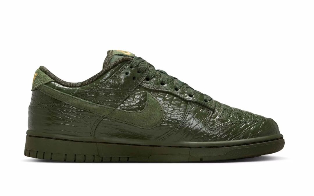 【2025年 秋 発売予定】NIKE W DUNK LOW SS “Crocodile/Carbon Green” (ナイキ ダンク ロー “クロコダイル/カーボングリーン”) [HV4388-300]