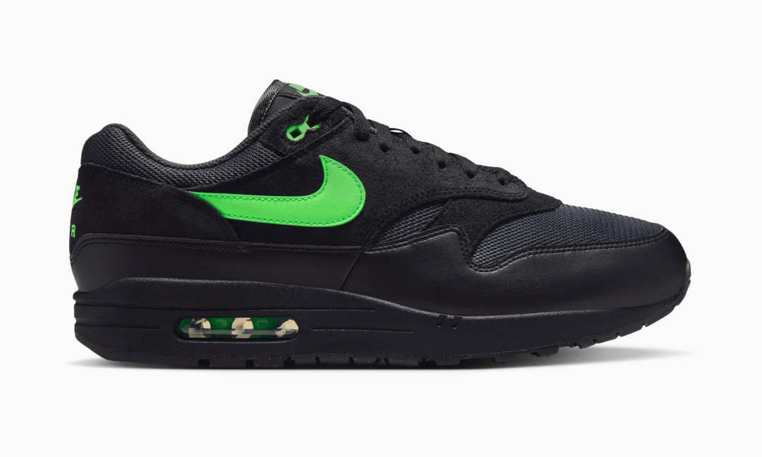 【2025年 7/31 発売】NIKE AIR MAX 1 ESSENTIAL “Anthracite/Green Strike/Black” (ナイキ エア マックス エッセンシャル “アンスラサイト/グリーン/ブラック”) [DM0029-015]