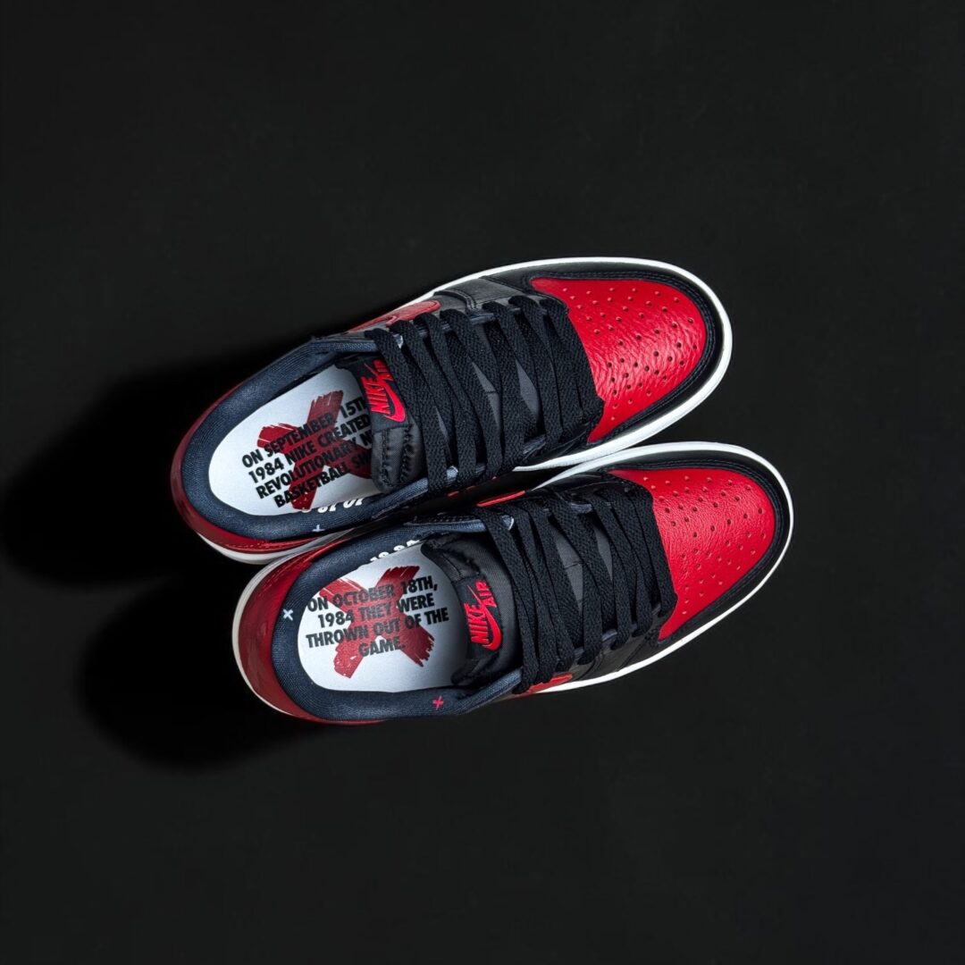 【2026年 5/1 & 5/16 発売】NIKE AIR JORDAN 1 LOW OG “Banned” (ナイキ エア ジョーダン ロー “バーンド”) [IW6276-001]