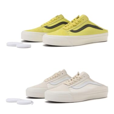 【2025年 7/15 発売】VANS PREMIUM OLD SKOOL MULE “RIO TURTLE DOVE/RIO YELLOW” (バンズ プレミアム オールドスクール ミュール) [VN000DC56JL/VN000DC589F]