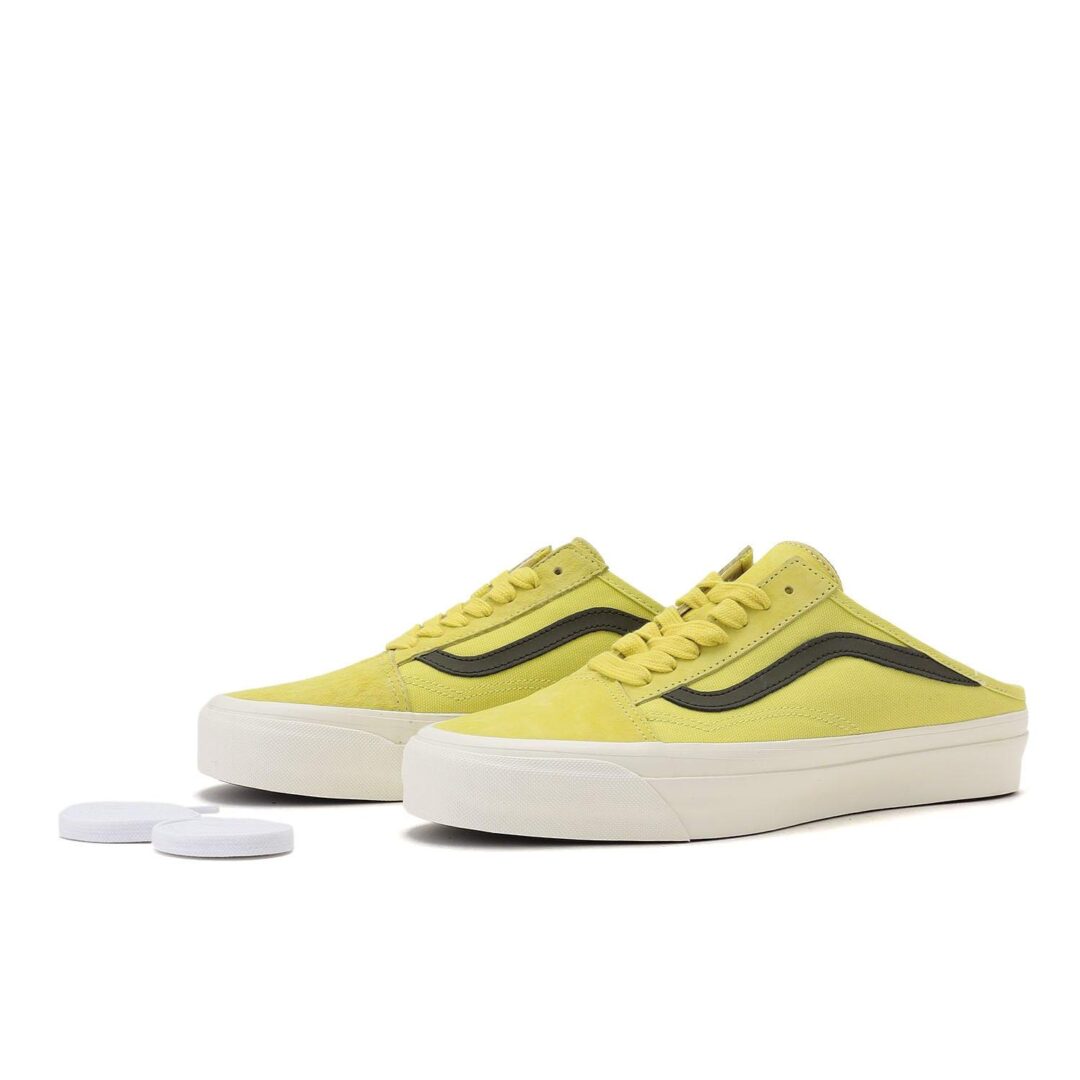 【2025年 7/15 発売】VANS PREMIUM OLD SKOOL MULE “RIO TURTLE DOVE/RIO YELLOW” (バンズ プレミアム オールドスクール ミュール) [VN000DC56JL/VN000DC589F]