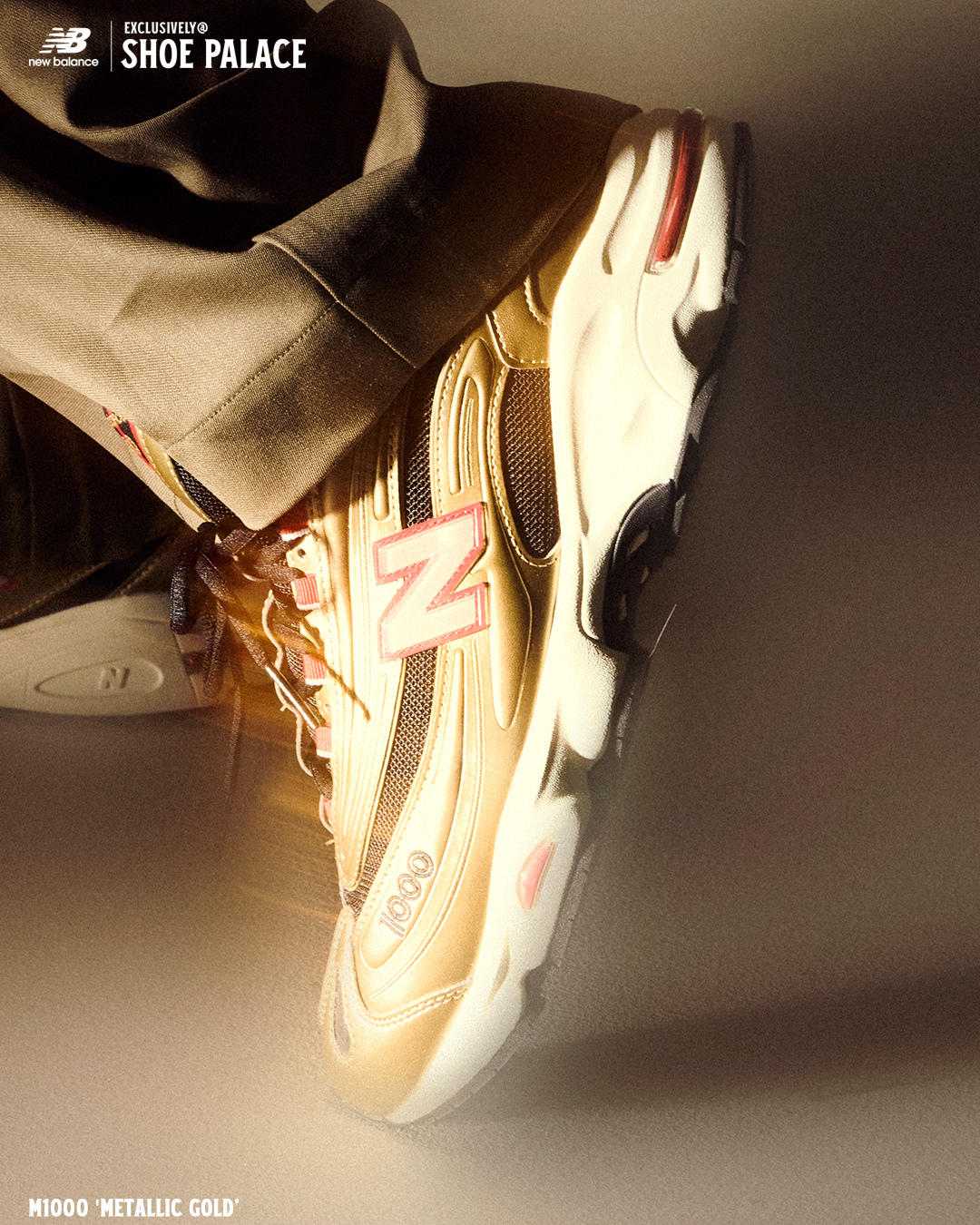 【2025年 7/17 発売】Shoe Palace x New Balance M1000 ‘Metallic Gold” (シューパレス ニューバランス)