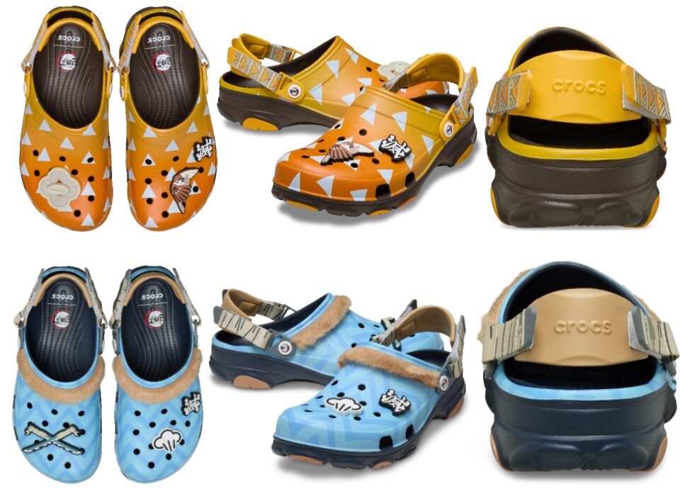鬼滅の刃 × Crocs コラボレーションが2025年 7/11 発売 (クロックス Kimetsu Demon Slayer)