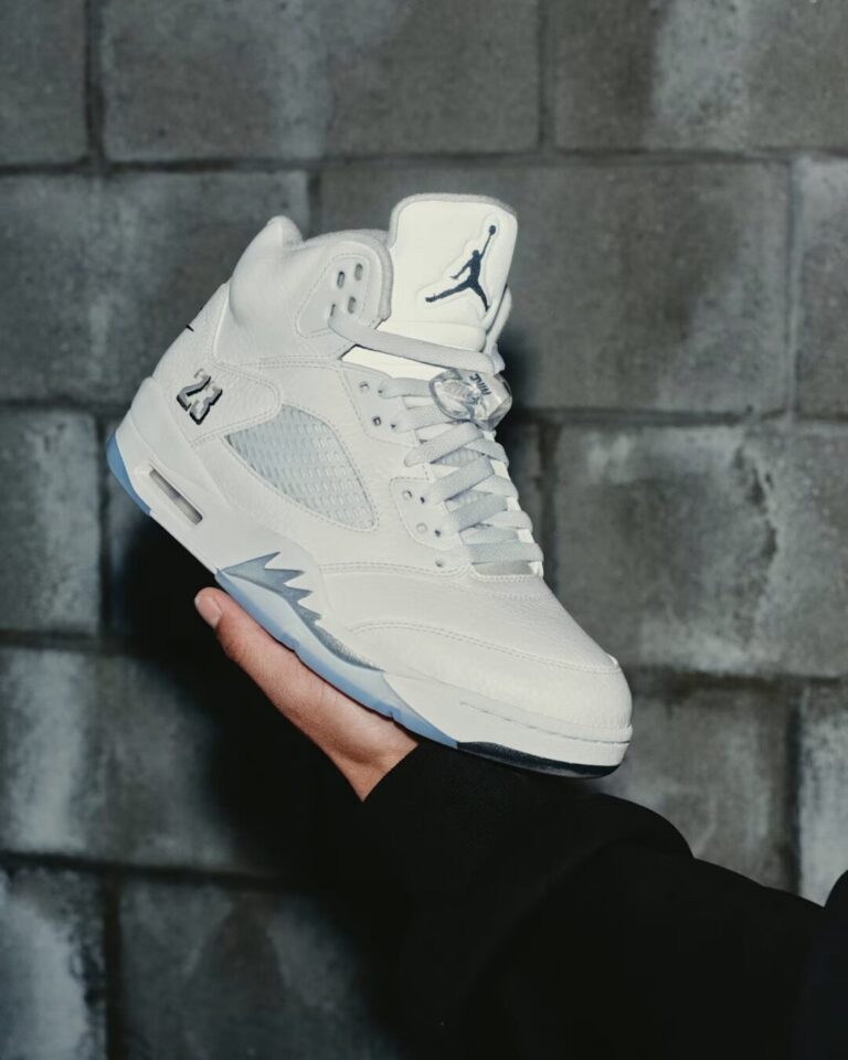2026年 4/25 復刻】NIKE AIR JORDAN 5 RETRO “White/Metallic Silver