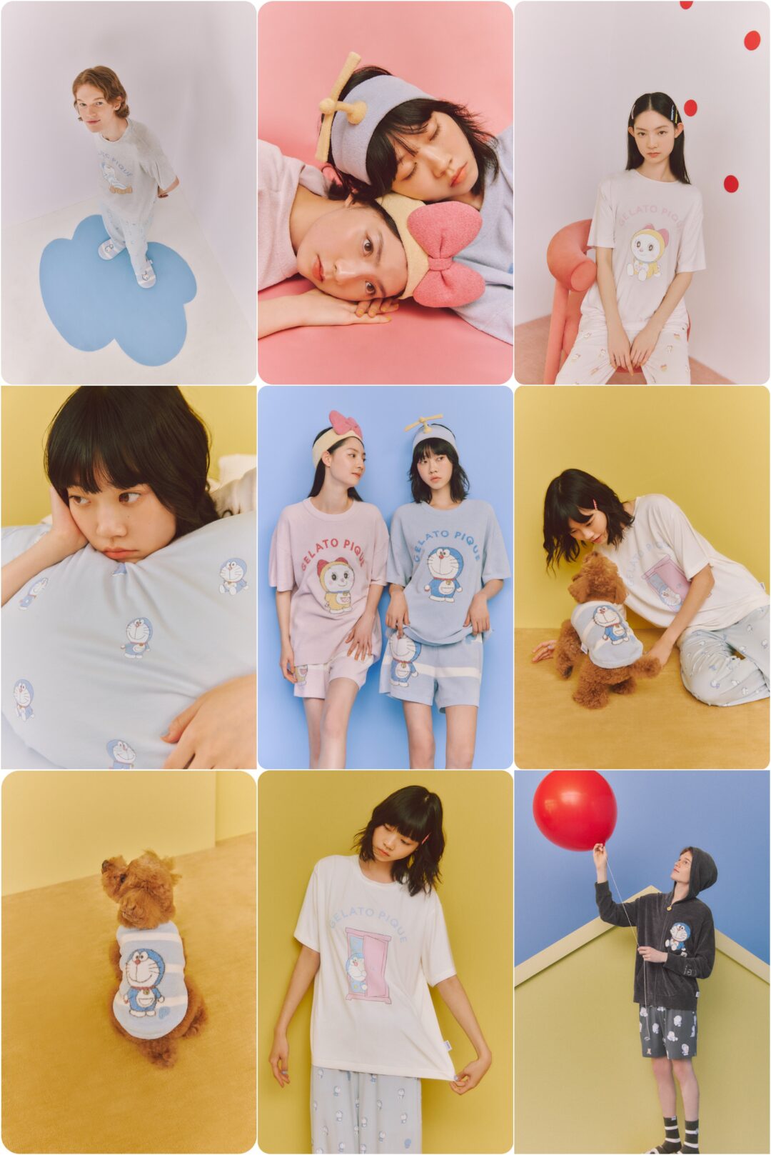 ドラえもん meets GELATO PIQUE コラボコレクションが2025年 8/7 先行予約 (Draemon ジェラートピケ)