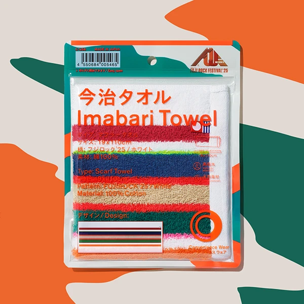 コンビニエンスウェア × FUJI ROCK FESTIVAL’25 コラボソックス・タオルが2025年 7/8 発売 (FACETASM/落合宏理氏 共同開発のコンビニウェア フジロック・フェスティバル)