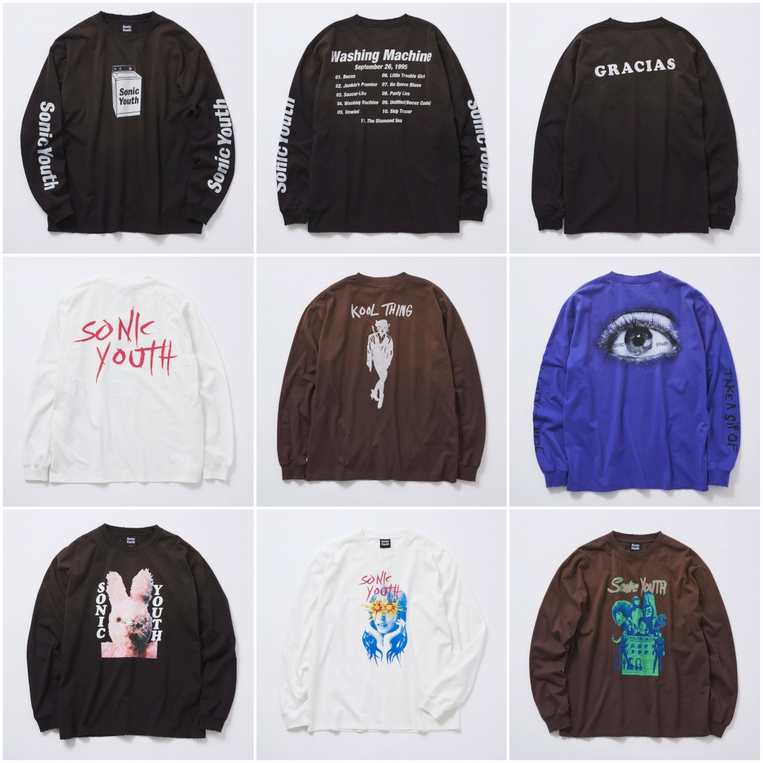 JOURNAL STANDARD × SONIC YOUTH 別注 プリント ロング Tシャツが2025年 8月下旬 発売 (ジャーナルスタンダード ソニック・ユース)