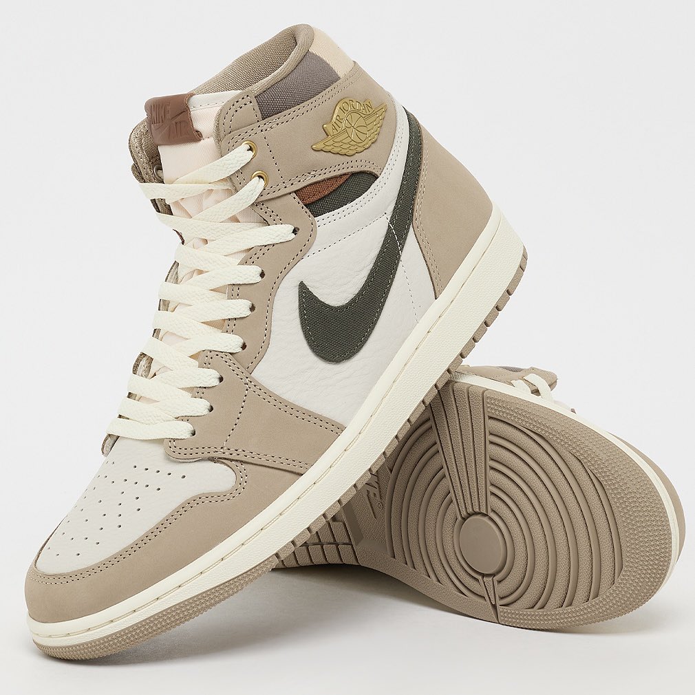 【2026年 6/27 発売予定】NIKE W AIR JORDAN 1 HIGH OG “Khaki/Sail” (ナイキ エア ジョーダン 1 ロー “カーキ/セイル”) [FD2596-201]