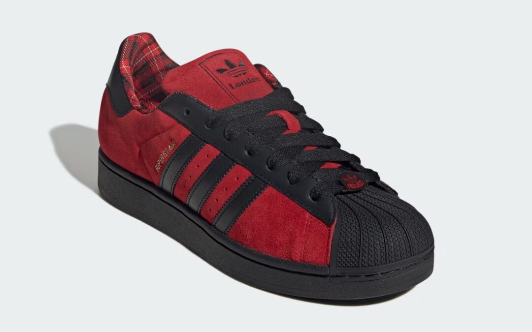 【2025年 秋 発売予定】adidas Originals SUPERSTAR “London/Better Scarlet” (アディダス オリジナルス スーパースター “ロンドン/ベタースカーレット”) [JQ3224]