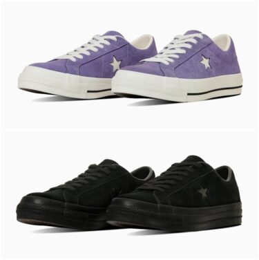 【2025年 7/18 発売】CONVERSE ONE STAR SUEDE “Black Chrome/Purple” (コンバース ワンスター スエード) [33702080/33702081]