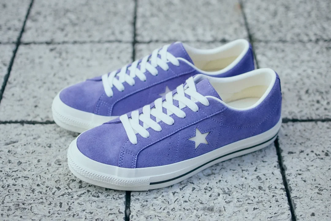【2025年 7/31 発売】CONVERSE ONE STAR SUEDE “Black Chrome/Purple” (コンバース ワンスター スエード) [33702080/33702081]
