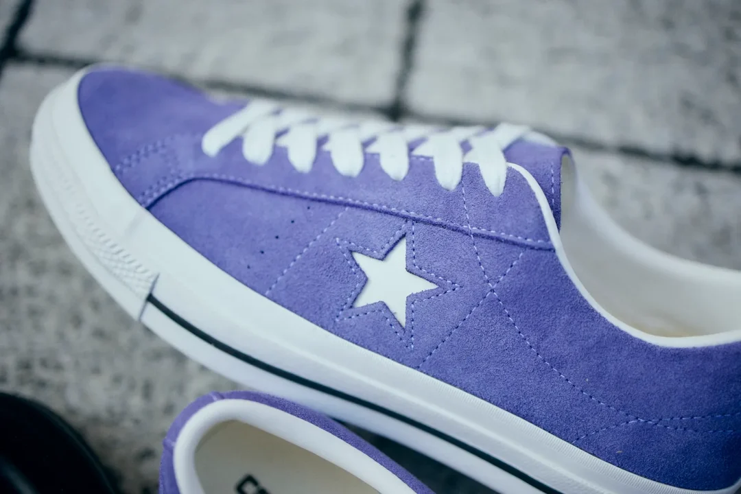【2025年 7/31 発売】CONVERSE ONE STAR SUEDE “Black Chrome/Purple” (コンバース ワンスター スエード) [33702080/33702081]