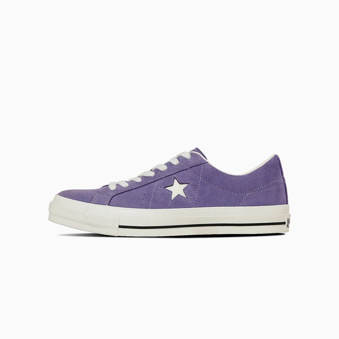 【2025年 7/18 発売】CONVERSE ONE STAR SUEDE “Black Chrome/Purple” (コンバース ワンスター スエード) [33702080/33702081]
