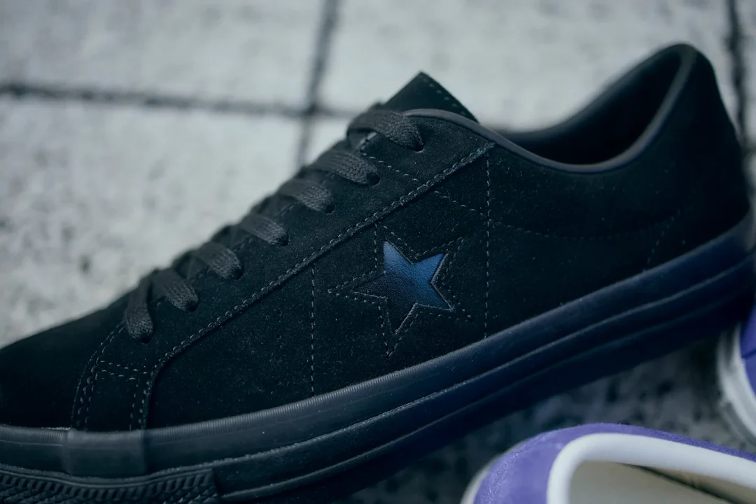 【2025年 7/31 発売】CONVERSE ONE STAR SUEDE “Black Chrome/Purple” (コンバース ワンスター スエード) [33702080/33702081]