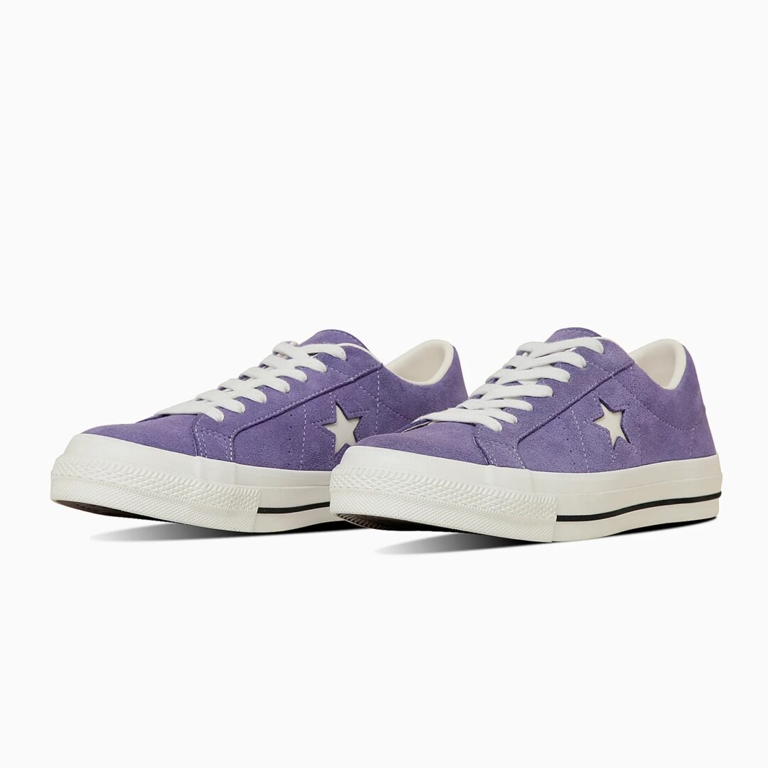 【2025年 7/18 発売】CONVERSE ONE STAR SUEDE “Black Chrome/Purple” (コンバース ワンスター スエード) [33702080/33702081]