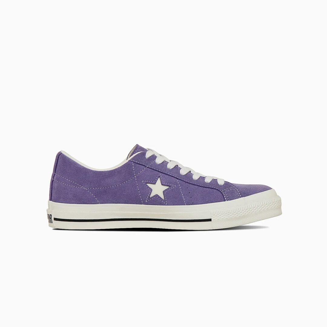 【2025年 7/18 発売】CONVERSE ONE STAR SUEDE “Black Chrome/Purple” (コンバース ワンスター スエード) [33702080/33702081]