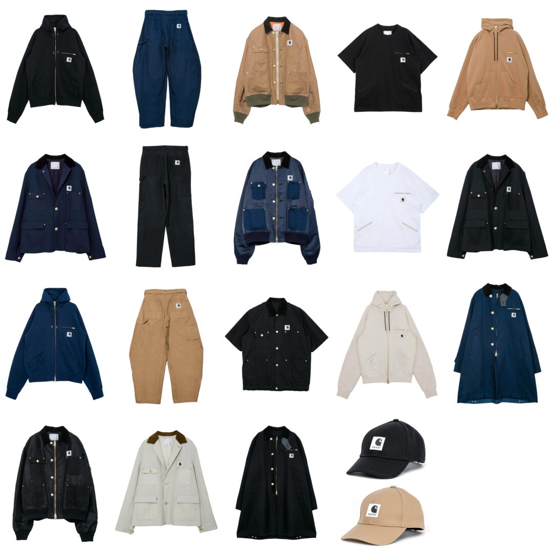 【2026 SS】sacai x Carhartt WIP (サカイ カーハート)が、2026年 2/6 & 2/7 発売予定