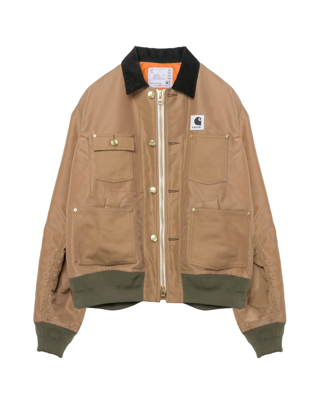 【2026 SS】sacai x Carhartt WIP (サカイ カーハート)が、2026年 2/6 & 2/7 発売予定