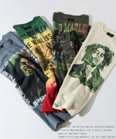 JOURNAL STANDARD relume × BOB MARLEY 別注 フェードプリントTシャツが2025年 8月初旬 発売 (ジャーナルスタンダード ボブ・マーリー)