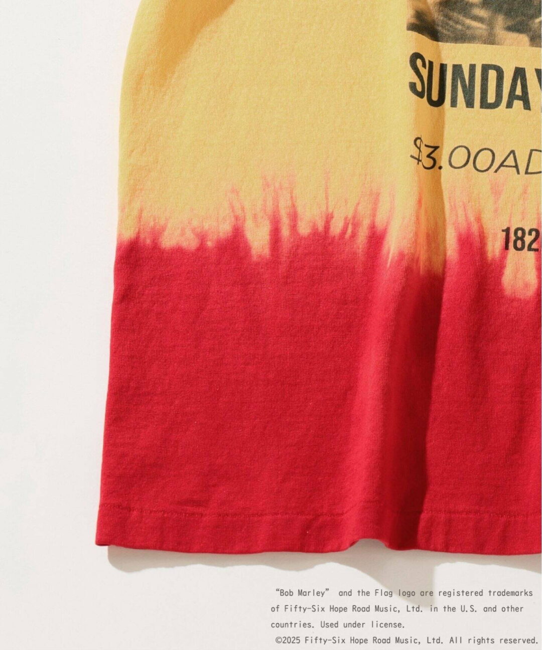 JOURNAL STANDARD relume × BOB MARLEY 別注 フェードプリントTシャツが2025年 8月初旬 発売 (ジャーナルスタンダード ボブ・マーリー)