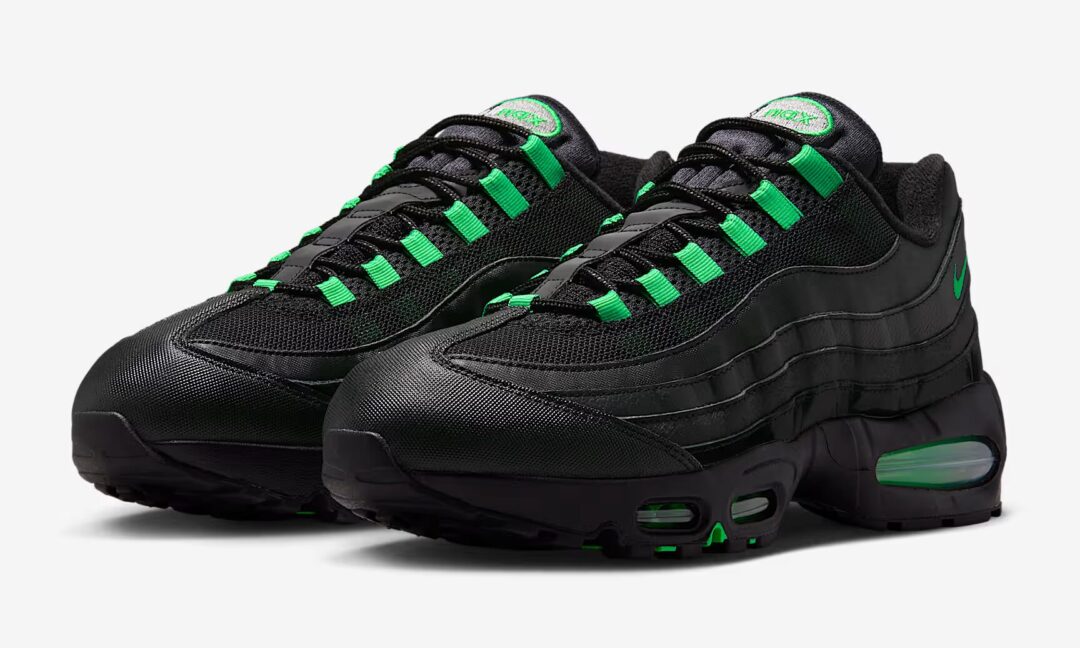 【2025年 発売】NIKE AIR MAX 95 BIG BUBBLE “Black/Green Shock” (ナイキ エア マックス 95 ビッグバブル “ブラック/グリーンショック”) [IB1667-002]