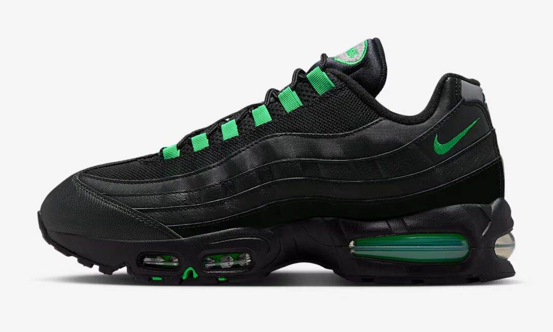 【2025年 発売】NIKE AIR MAX 95 BIG BUBBLE “Black/Green Shock” (ナイキ エア マックス 95 ビッグバブル “ブラック/グリーンショック”) [IB1667-002]