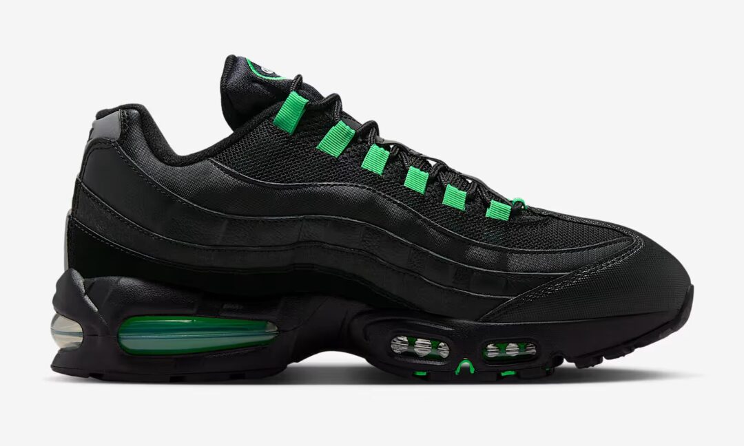 【2025年 発売】NIKE AIR MAX 95 BIG BUBBLE “Black/Green Shock” (ナイキ エア マックス 95 ビッグバブル “ブラック/グリーンショック”) [IB1667-002]