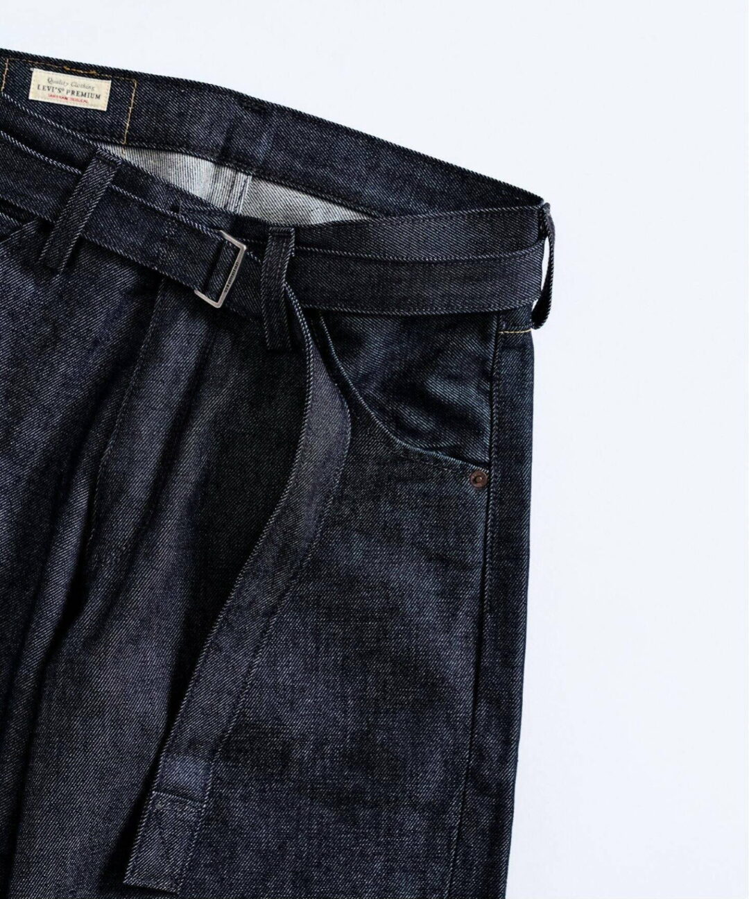 Levi’s︎︎ × EDIFICE 別注 TWISTED BELTED デニムパンツが2025年 8月中旬 発売 (リーバイス エディフィス ツイスト ベルト)