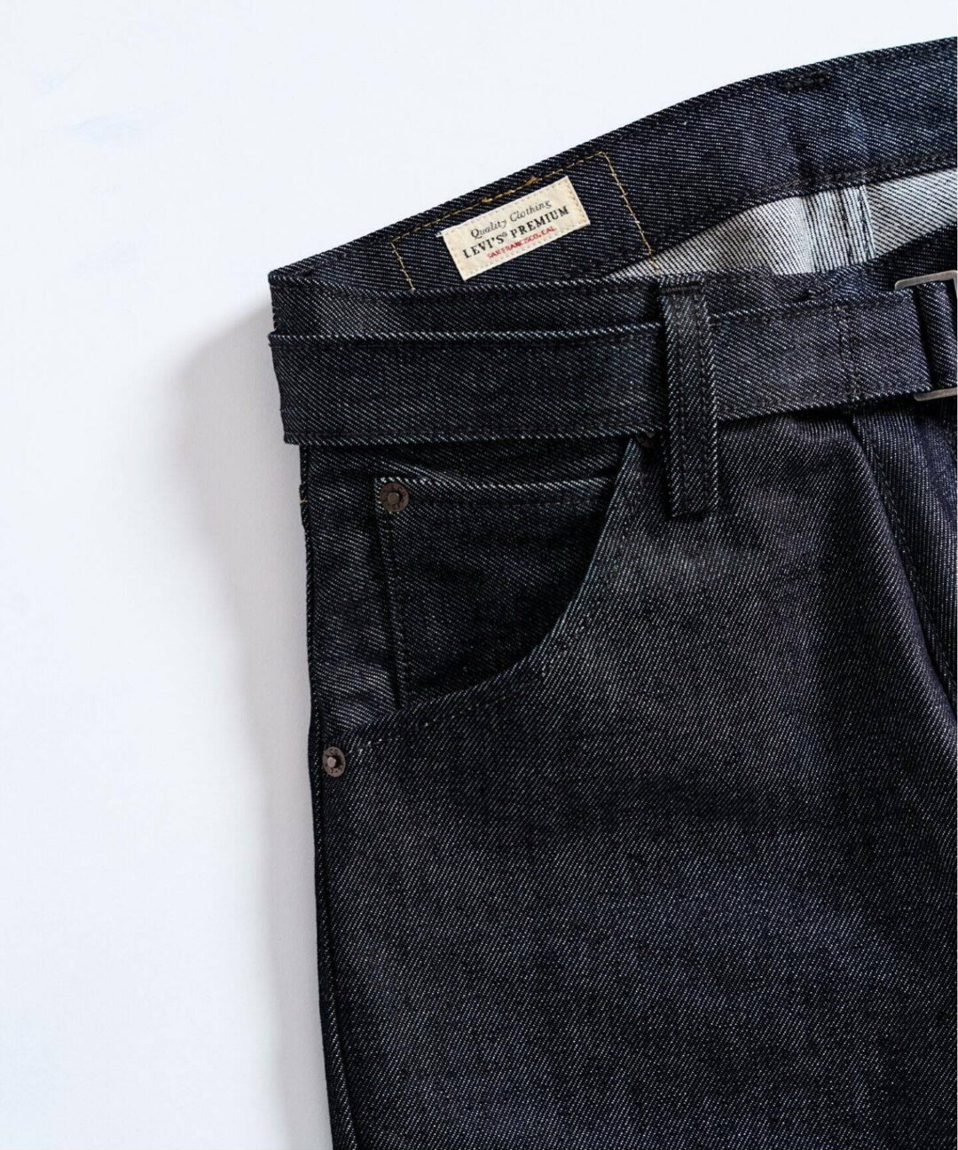 Levi’s︎︎ × EDIFICE 別注 TWISTED BELTED デニムパンツが2025年 8月中旬 発売 (リーバイス エディフィス ツイスト ベルト)