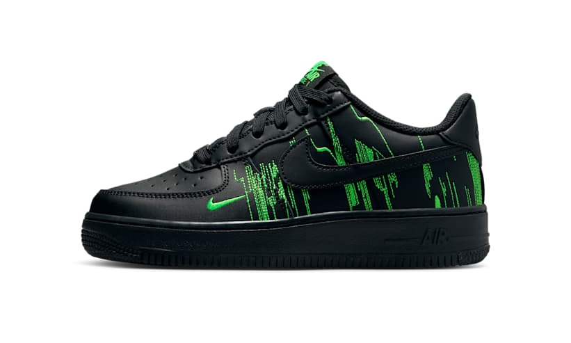 【2025年 秋 発売予定】NIKE GS AIR FORCE 1 LOW “Matrix/Black/Green Strike” (ナイキ エア フォース 1 ロー “マトリックス/ブラック/グリーン”) [HV4763-001]