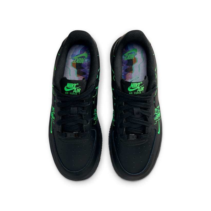 【2025年 秋 発売予定】NIKE GS AIR FORCE 1 LOW “Matrix/Black/Green Strike” (ナイキ エア フォース 1 ロー “マトリックス/ブラック/グリーン”) [HV4763-001]