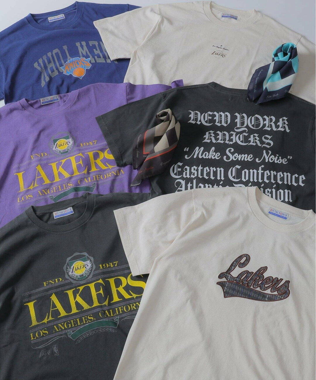【2025年 7月下旬 発売】JOURNAL STANDARD × Off The Court by NBA 別注 加工プリントTシャツ (ジャーナルスタンダード エヌビーエー オフ・ザ・コート バイ)
