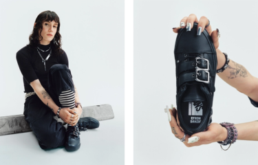【2025年 9/11 発売】「Efron Danzig」シグネチャーモデル VANS PREMIUM OLD SKOOL BUCKLE (エフロン・ダンジグ バンズ プレミアム オールドスクール バックル) [VN000EEDBLK]