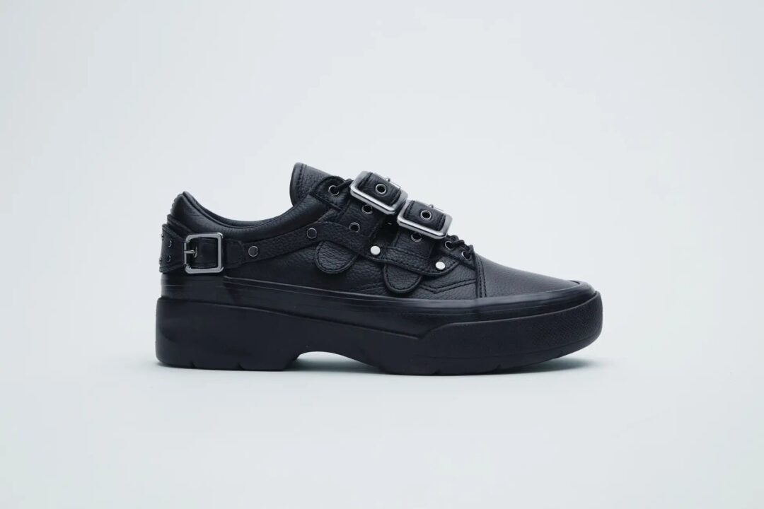 【2025年 9/11 発売】「Efron Danzig」シグネチャーモデル VANS PREMIUM OLD SKOOL BUCKLE (エフロン・ダンジグ バンズ プレミアム オールドスクール バックル) [VN000EEDBLK]
