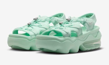 【2025年 7/7 発売】NIKE W AIR MAX KOKO SANDAL “Mint Foam/Metallic Silver” (ナイキ エア マックス ココ サンダル “ミントフォーム/メタリックシルバー”) [CI8798-301]