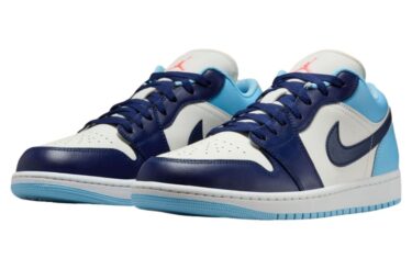 【2025年 秋 発売予定】NIKE AIR JORDAN 1 LOW “Sail/Blue Chill” (ナイキ エア ジョーダン 1 ロー “セイル/ブルーチル”) [553558-149]